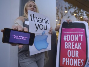 Apple San Bernardino tech protest